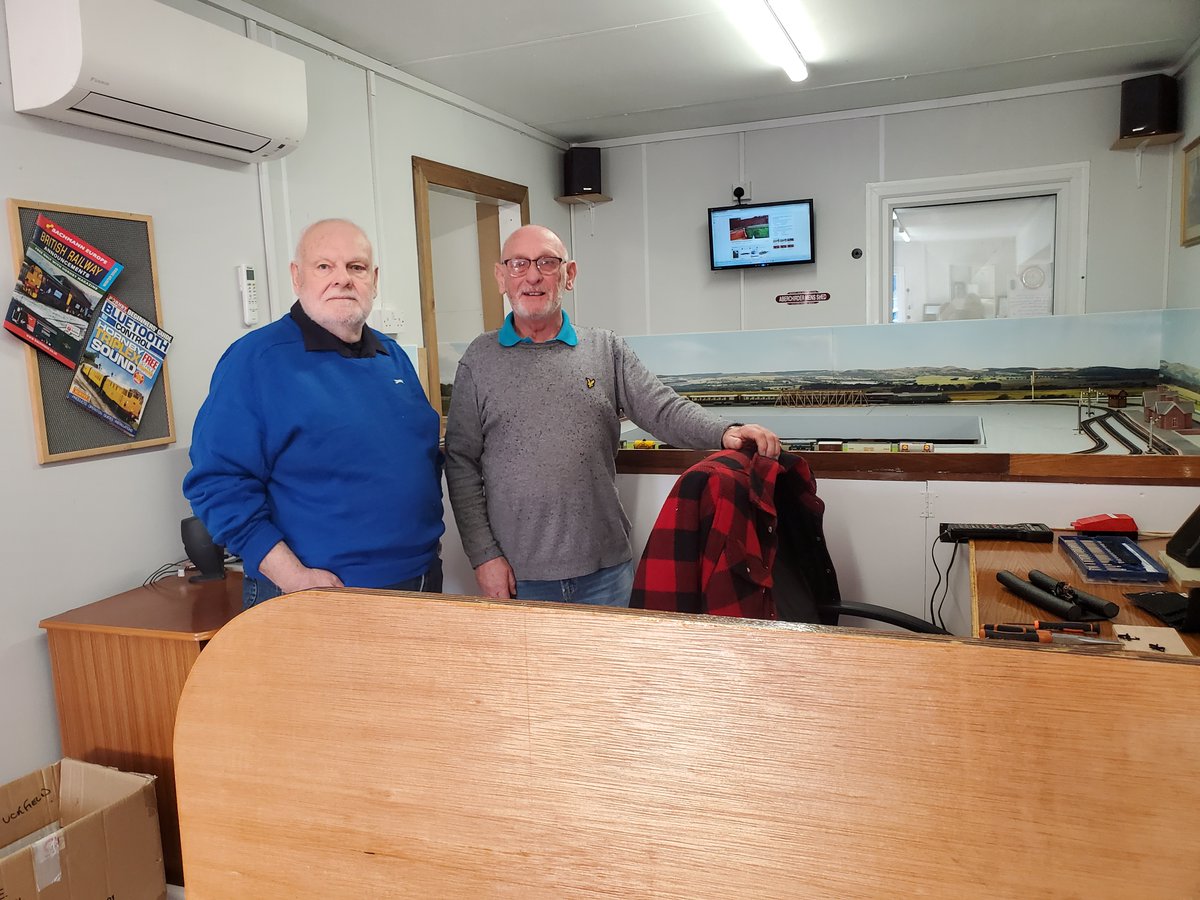 2 of 2 Aberchirder MS is making benches for the Jubilee Hospital Garden, Huntly and will provide the summer bedding. Foggie has a very active model railway section & on Fridays they host a soup kitchen for their community and they will also be trialing a Saturday opening 👍