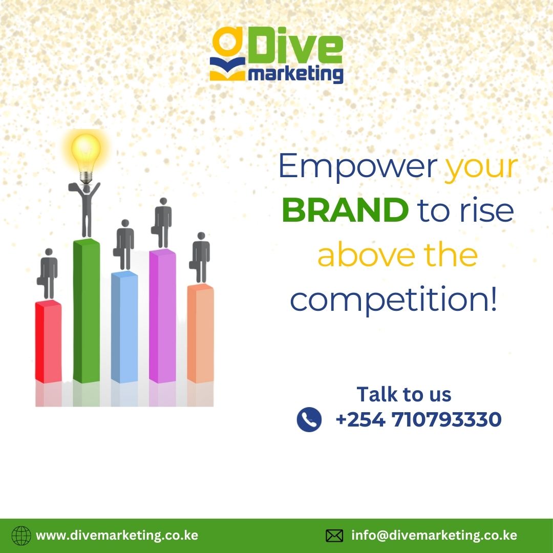 Position your brand head and shoulders above the competition and make a lasting impression. At Dive Marketing we've got all the solutions you need for your business to thrive. Talk to us today!#Branddominance #Digitalmarketing #Mediabuying #Divemarketing