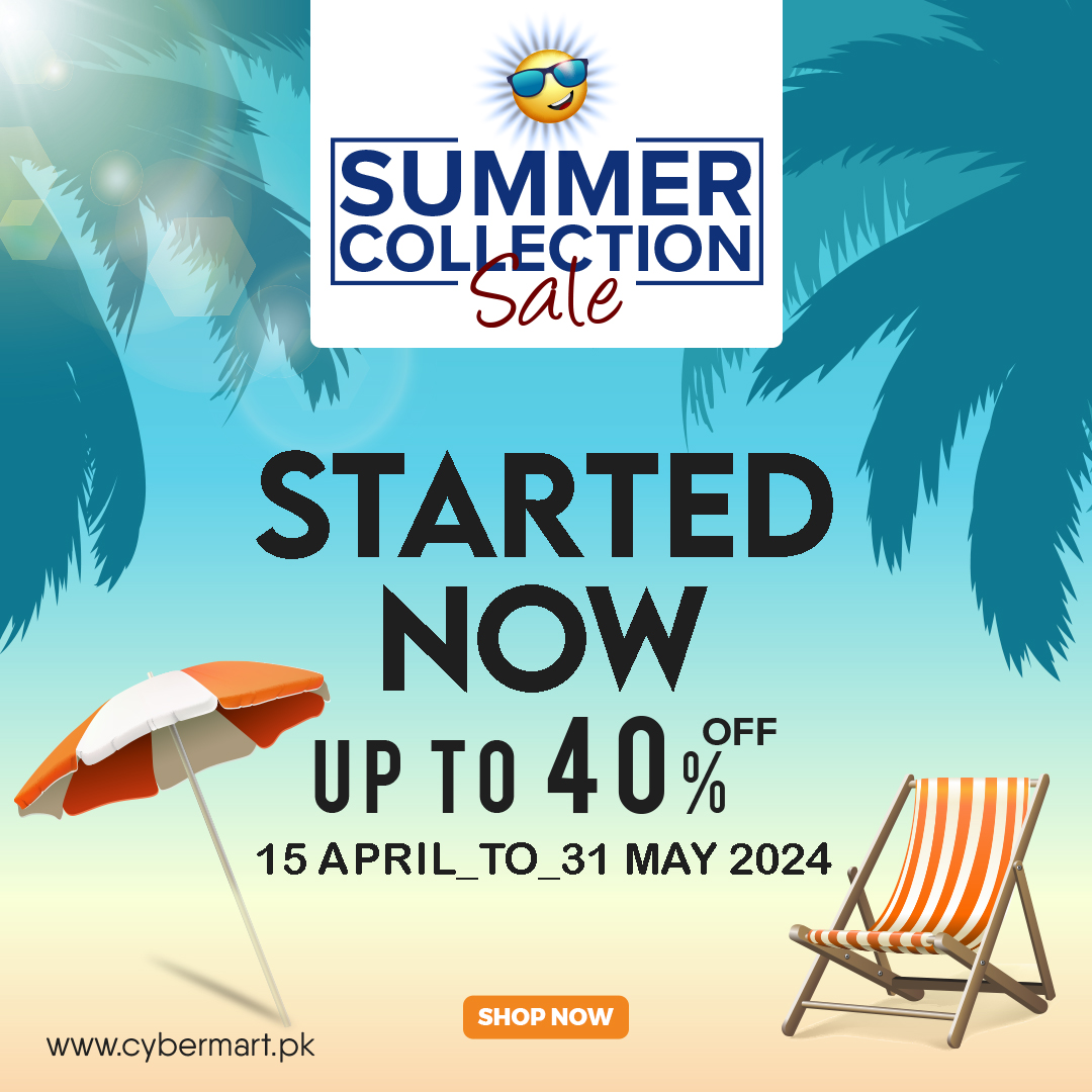 Summer Collection Sale is Live Now! Up to 40% off at CyberMartPK.

Shop Now: cybermart.pk/campaign-page/…

#SummerSale #SummerFashion #CyberMartPK #summervibes #summervibes☀️ #summerstyle #summervacay #beachlife #poolside #summervibesonly #summerlove #summervibes #summersaledeals