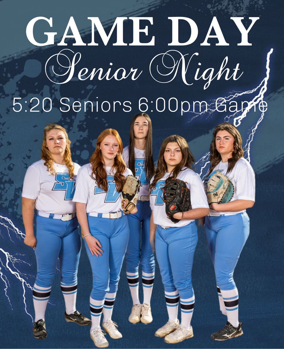 🙌🏻🙌🏻🙌🏻Game Day/Senior Night 🙌🏻🙌🏻

📍Home
⏰5:20 Senior Recognition/6:00 Game

Come celebrate our Seniors with us tonight! 💙