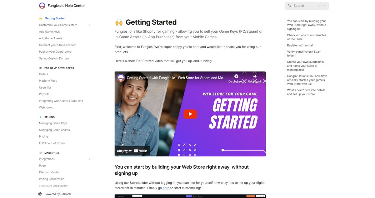 😍 Our new Help Center is here and within it, you can find many interesting articles about managing your very own Web Store! 👉 Check it out now: help.fungies.io #Help #Onboarding #WebStore #Games