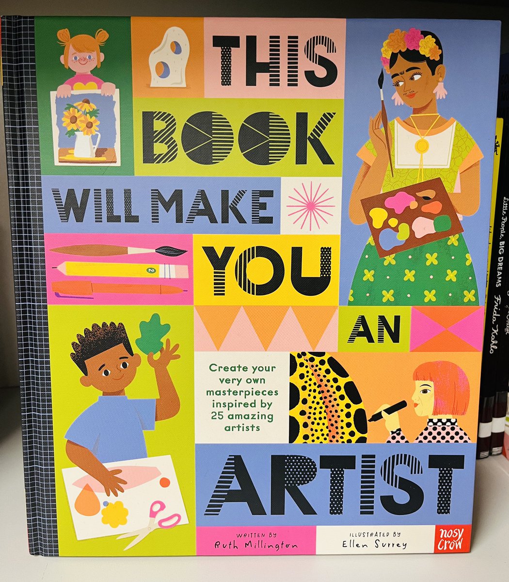 RPPS_Library's tweet image. Thank you @NosyCrow for fabulous #bookpost This Book Will Make You An Artist by @yessurrey I cannot wait to share it with @RPPSlondon pupils! Our Head of Art @RPPS_Art is a big fan too!

Perfect to open this #INSET on #WorldArtDay2024