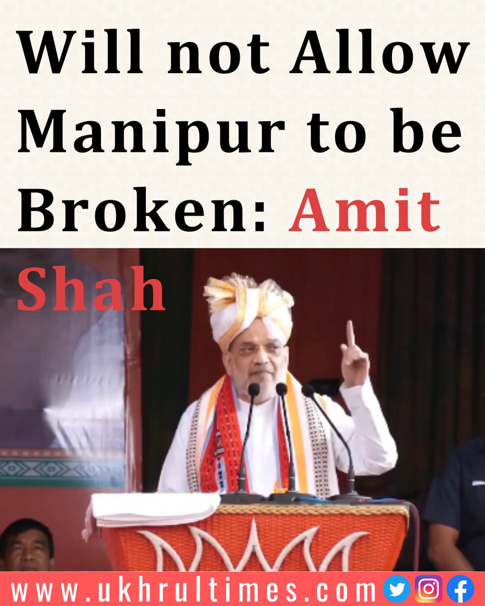 Aur bacha hi kya hein ? It's broken, will never be same again. You should have removed @NBirenSingh if you truly wanted to save Manipur. It is beyond repair now.