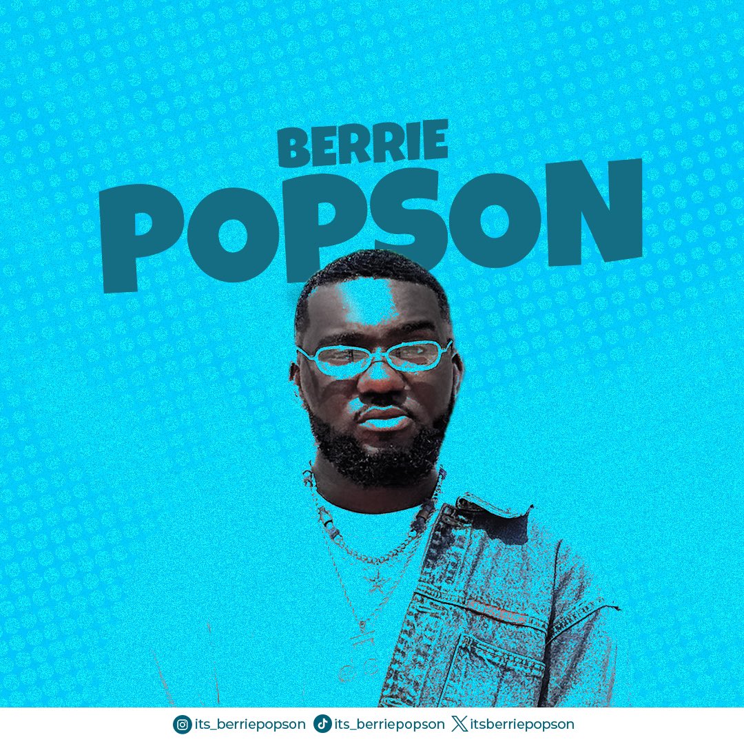 Hey guys, Feels good to inform y’all that my name is now Berrie Popson fka Burberrie. A new era is about to begin,the long break is over. I’ll also like to say a big thanks to those who’ve been following my journey from the beginning till now Big ups to y’all New music out soon!