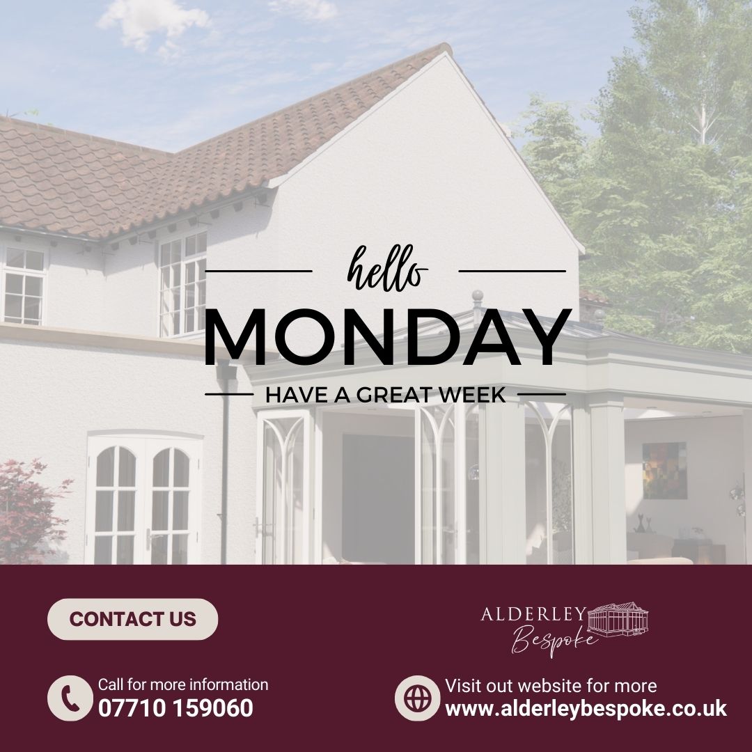 AlderleyBespoke's tweet photo. New week  📅
New start  🤩
New home improvement project  🏡

✨ Start your week off right by envisioning the perfect orangery addition to your home. Contact us today and let's get planning! 

🔗 https://t.co/KjVnz38UWG
#FreshStart #OrangeryInspiration #Home https://t.co/XTdPjMvB57