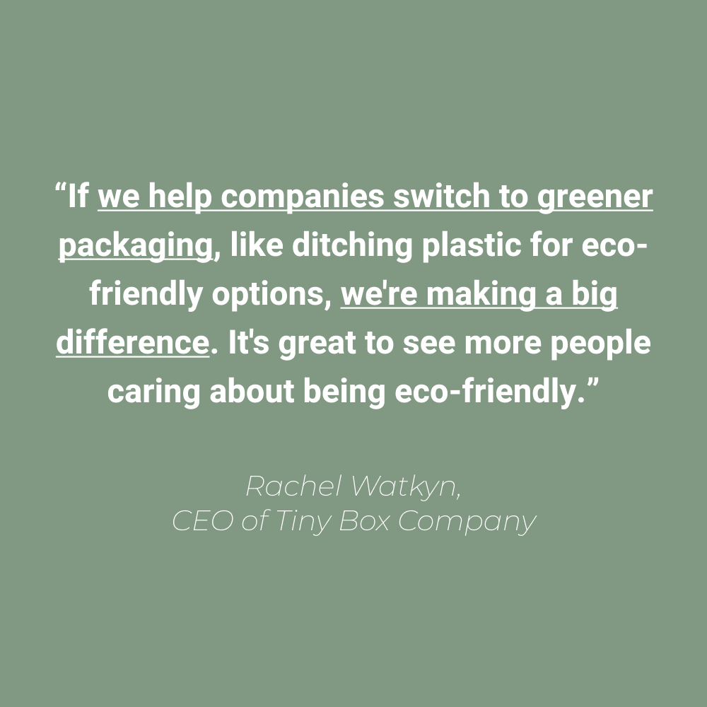 Eco-friendly packaging is more than just a trend?..🧐 
 
#EcoPackaging #Sustainability #TinyBoxCompany #PackagingDesign #CustomPackaging #Sustainable #PlasticFree