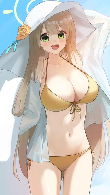 #気温が高いので気が早いが水着絵が見たい ノノミ☆ 