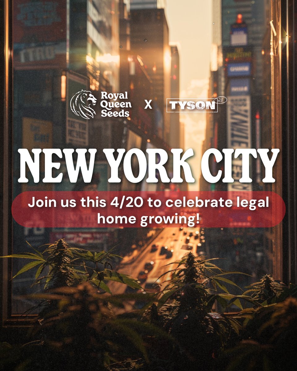 NYC, ready to rock this 4/20? 🙌🏼 Let’s gather in Times Square at 4:10 PM (NY time) for our 4/20 countdown to celebrate legal home growing! Plus, we’ll have a very special guest, and our brand ambassadors will be giving away some freebies. Trust me, you don’t want to miss out on…