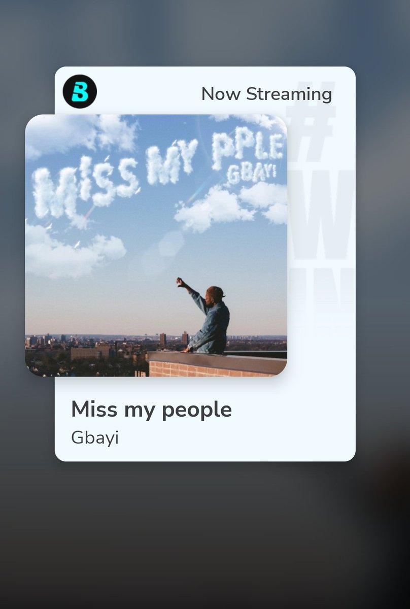 .@OfficialGbayi with a message, listen to #MissMyPeople out now on Boomplay ➡️ Boom.lnk.to/GbayiMissMyPeo… #Boomplay #HomeOfMusic