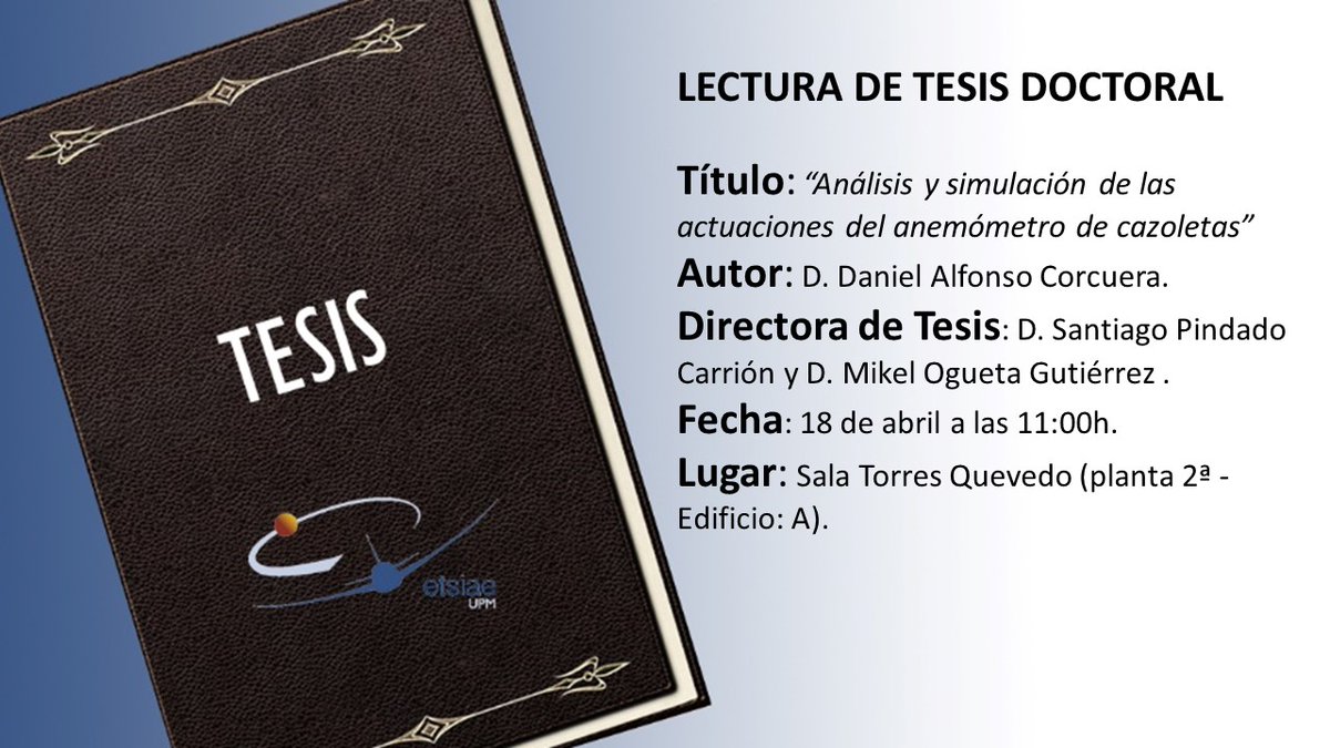 Doctorado ETSIAE tweet media