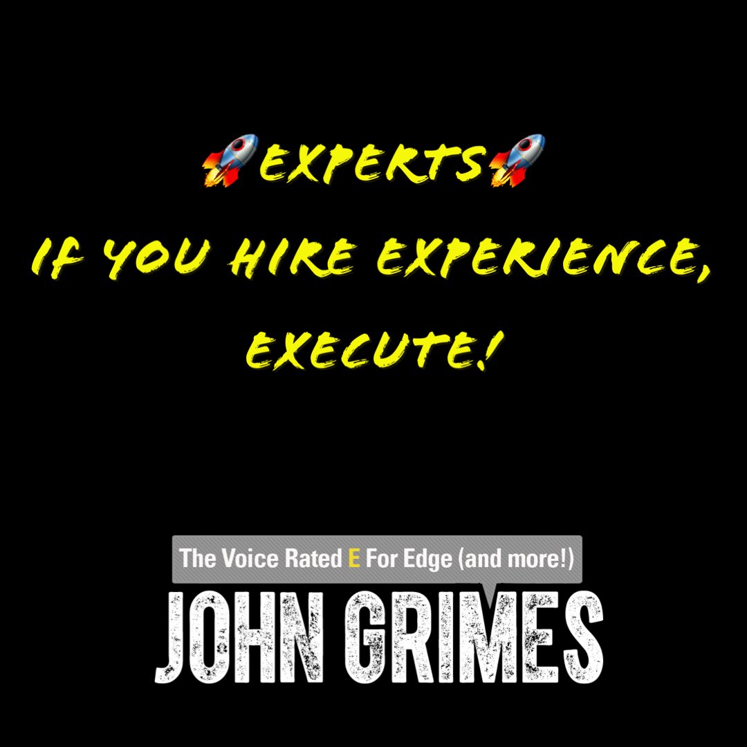 🚀EXECUTE🚀
Consume, learn, consume, but do something with that knowledge #creativedirector #castingdirector #videoproduction #gamedeveloper #ratede #voiceover