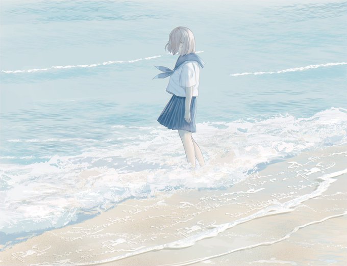 「海 学生服」のTwitter画像/イラスト(新着)