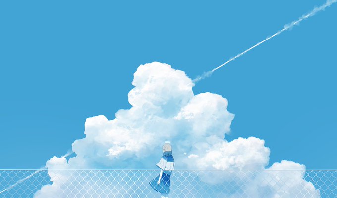 「飛行機雲 セーラー襟」のTwitter画像/イラスト(新着)