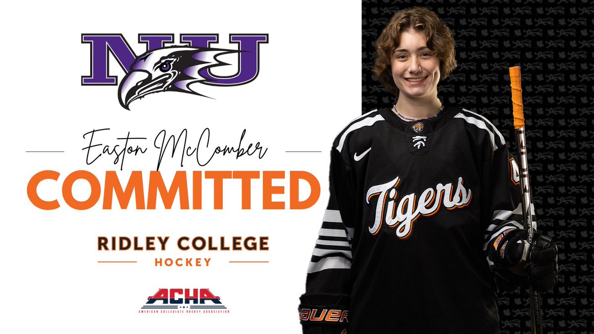Congratulations to @RidleyHockey student-athlete Easton McComber ’24 on her commitment to @Niagara_wacha! We are so proud of this Tiger and can’t wait to see what she’ll accomplish at the next level. Well deserved Easton! #TigerPride #ClassOf2024