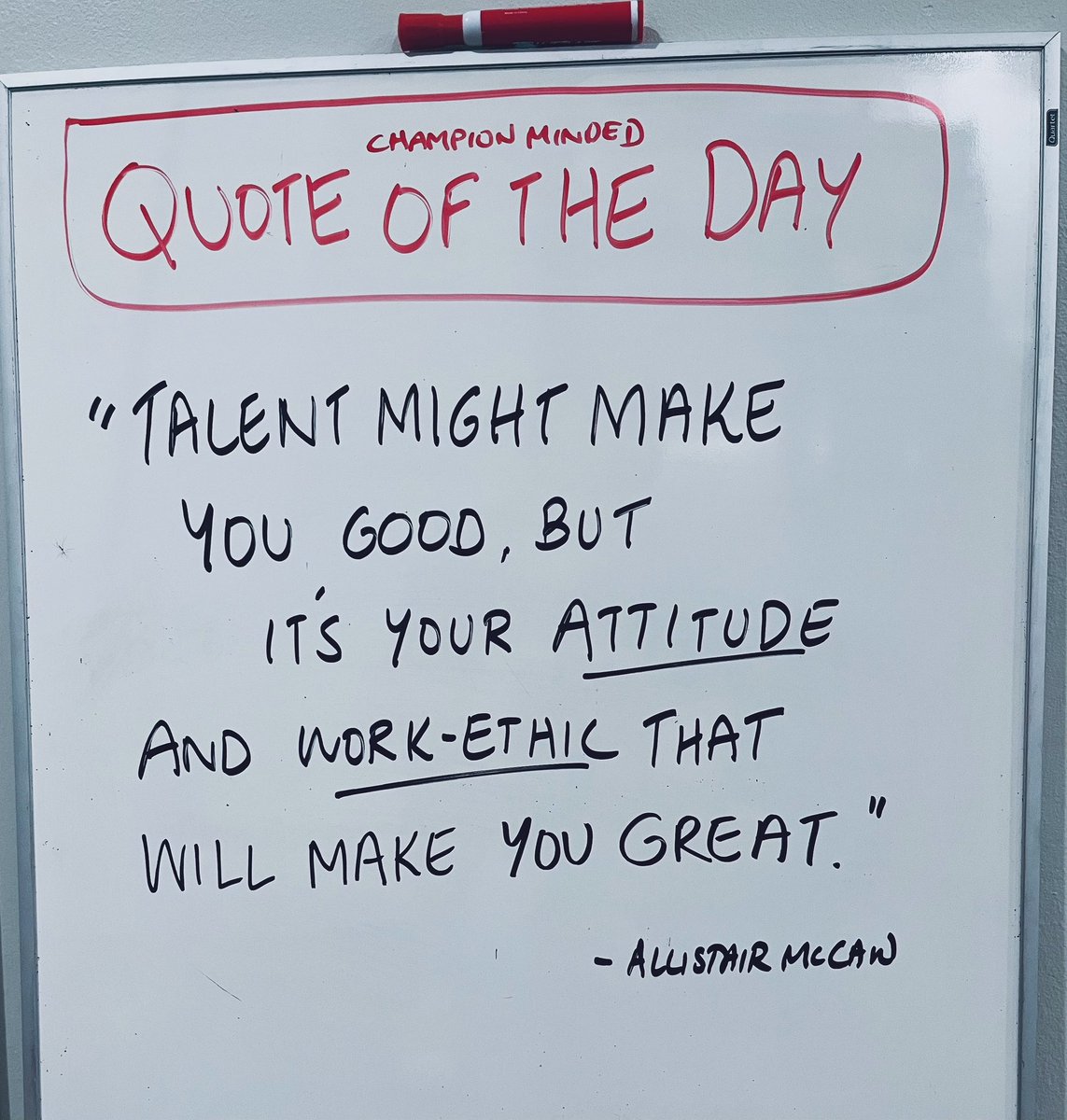 Allistair McCaw (@allistairmccaw) on Twitter photo QOTD: QOTD:
