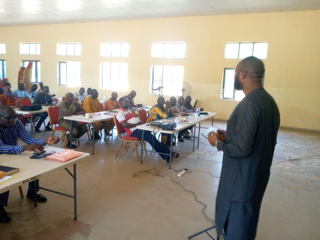 crudanhq's tweet photo. In light of advancing the CCMP education, the CRUDAN North-East Zonal Programme Officer, Mr. Bulus Manzo, facilitated a 3-day step-down session for EYN DCC Secretaries from across the country.

#IFOM #CRUDAN #TEARFUND #BFTW https://t.co/F2IXdBTTIP
