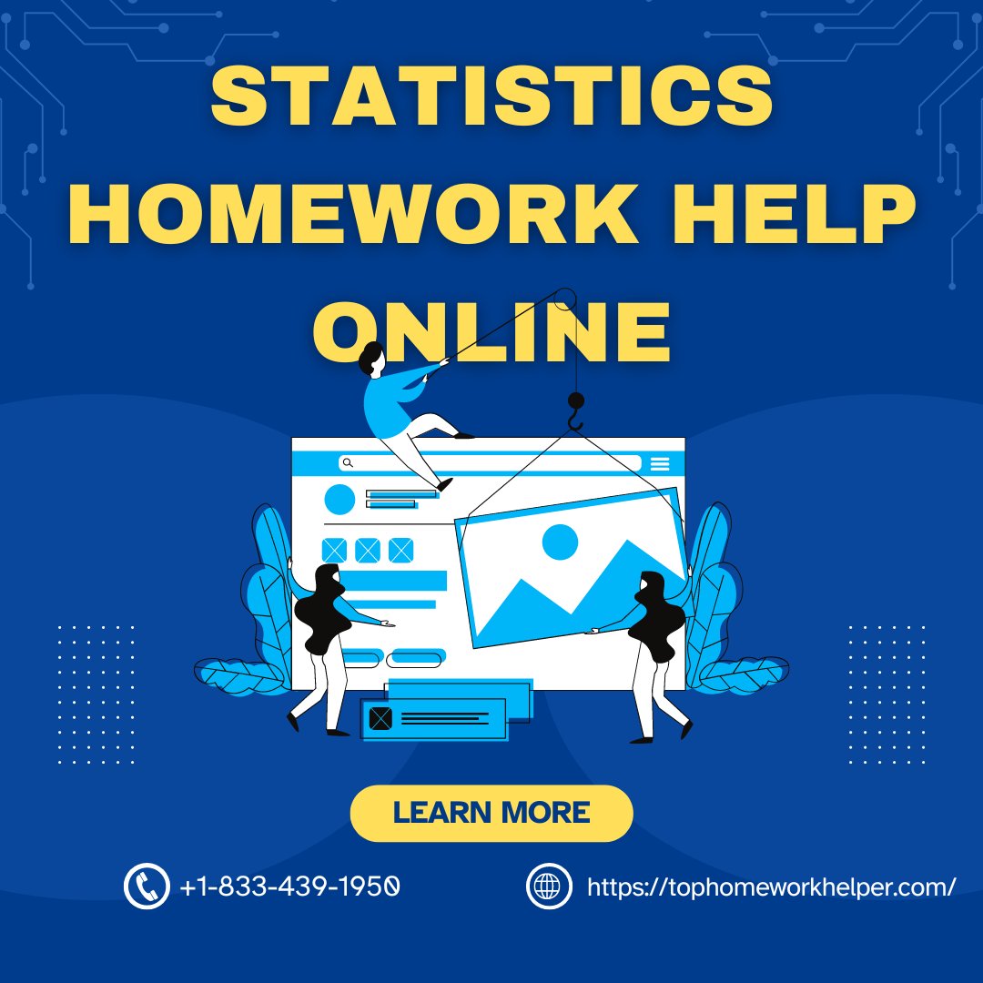 DavidWilliamosn's tweet image. Get started today and conquer statistics like a pro.
Visit us: tophomeworkhelper.com/....statistics…
#StatisticsHomeworkHelp #OnlineTutoring #AceYourAssignments