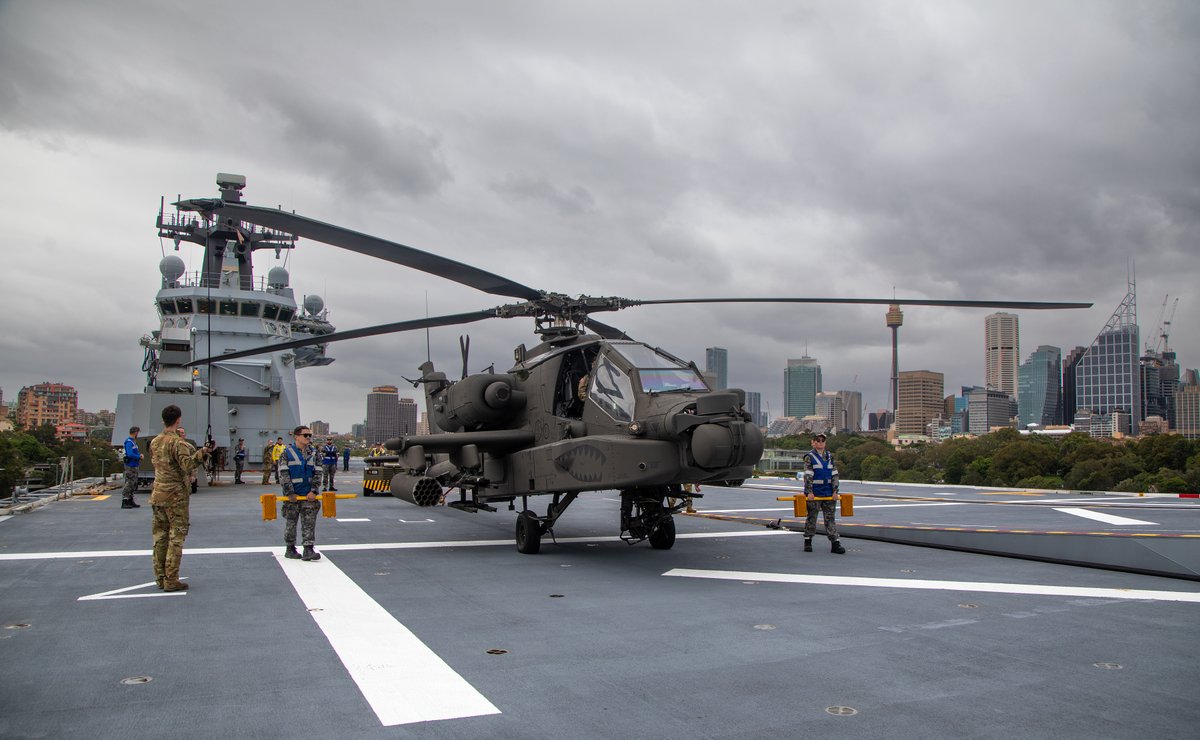 The AH-64E Apache program reached an important milestone with the establishment of an Apache initial support contract with Boeing Defence Australia—providing maintenance, engineering and logistics support, plus aircrew and technician training for the Apache fleet. 🚁 #YourADF