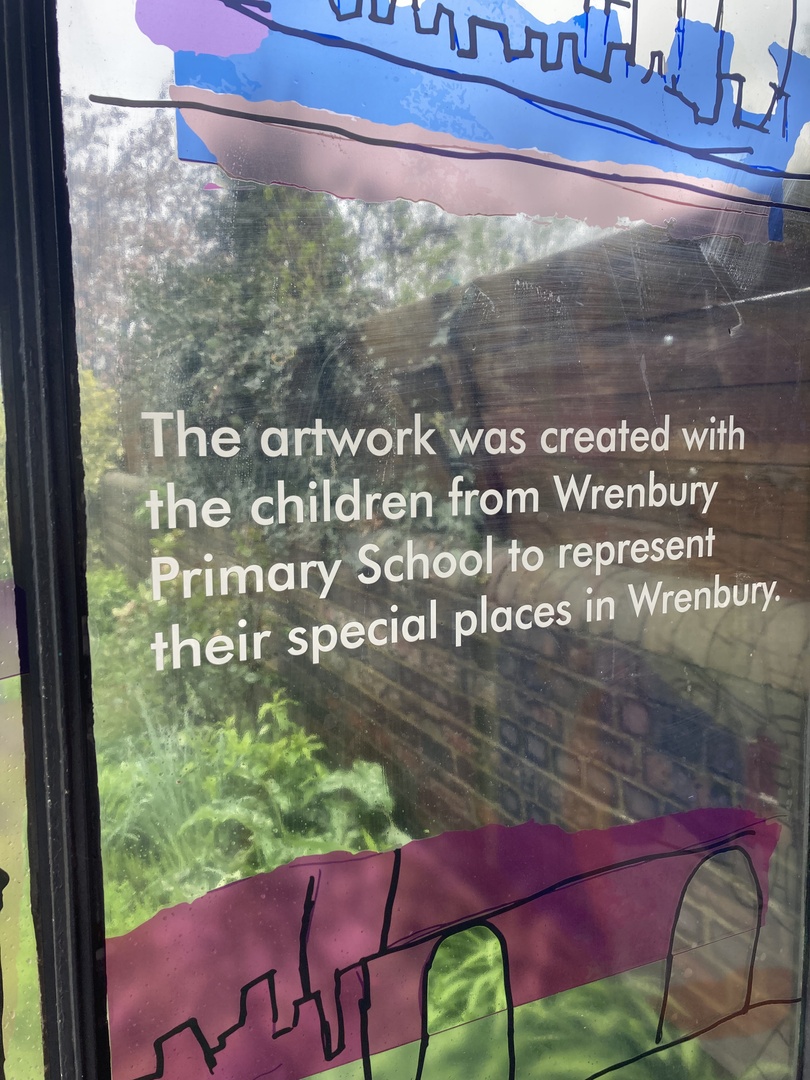 Sneak Peek 👀 We've started the installation of #artwork at #Wrenbury railway station created by the students at Wrenbury Primary School, guided by artist Cathy from The Art Space. Unfortunately, the weather ☔️ washed us out but we will be finishing the installation soon.