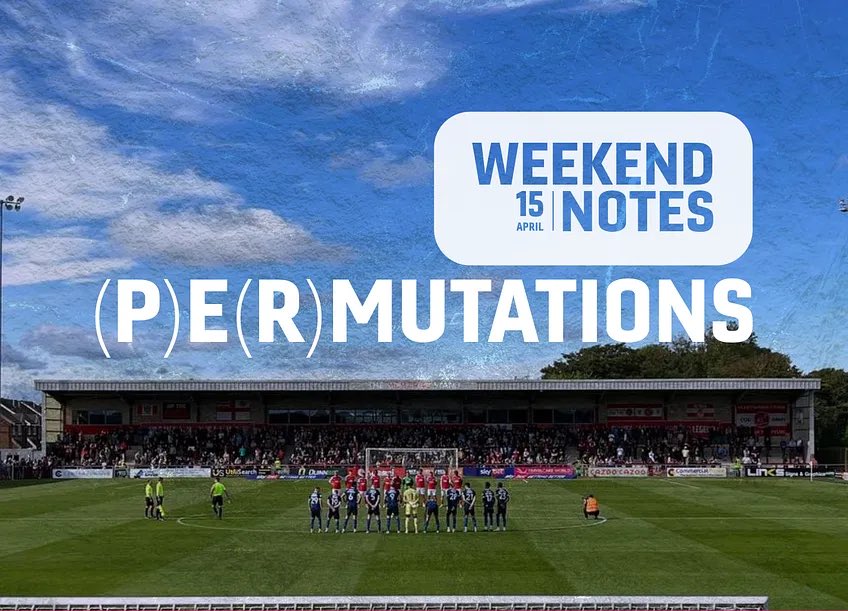 𝗪𝗲𝗲𝗸𝗲𝗻𝗱 𝗡𝗼𝘁𝗲𝘀 ✍️ Ipswich back on top, double L for Leeds + Leicester, two promotions sealed, a Stag party on the horizon and what on earth are they putting in the water in Doncaster? 👀 Link 👉 ntt20.com/p/weekend-note… #EFL