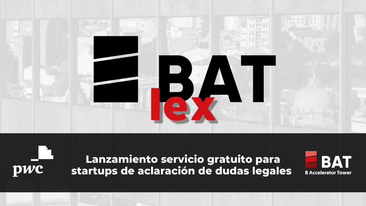 BAT_Tower's tweet photo. ¡El miércoles pasado fue un día de aprendizaje para las startups de nuestra #comunidad!
Durante la presentación del #BATLex, los asistentes al evento tuvieron la oportunidad de conocer en profundidad este servicio y sus diferentes aspectos. https://t.co/zlzz53Epl9
