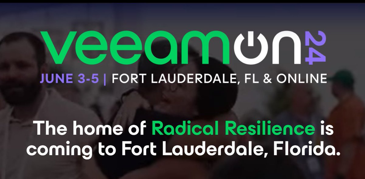 Veeam ha annunciato il suo evento annuale più importante per clienti e partner: il #VeeamON! Si terrà dal 3 al 5 giugno 2024 al The Diplomat Beach Resort di Fort Lauderdale, in Florida e sarà possibile seguirlo online. Qui i dettagli: bit.ly/3Q1xgH7