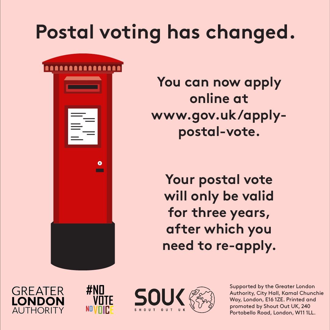 Remember if you want to vote in the May elections next month, by next week you need to have completed the following actions if you haven't already. Register to vote by midnight by Tuesday 16 April 2024 Apply for a postal vote by 5pm, Wednesday 17 April 2024