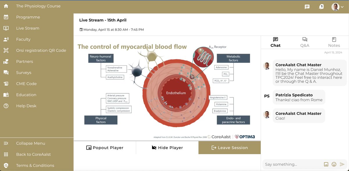 🔥🔥🔥 #TPC2024 #CoronaryPhysiology #CardioTwitter 

🎯CoreAalst App is mandatory - follow the live stream!

🗣️Connect to the founders of coronary physiology

🧠Unerstand complex concepts with easy-to-follow animations and experts!

@ColletCarlos @BernardBruyne