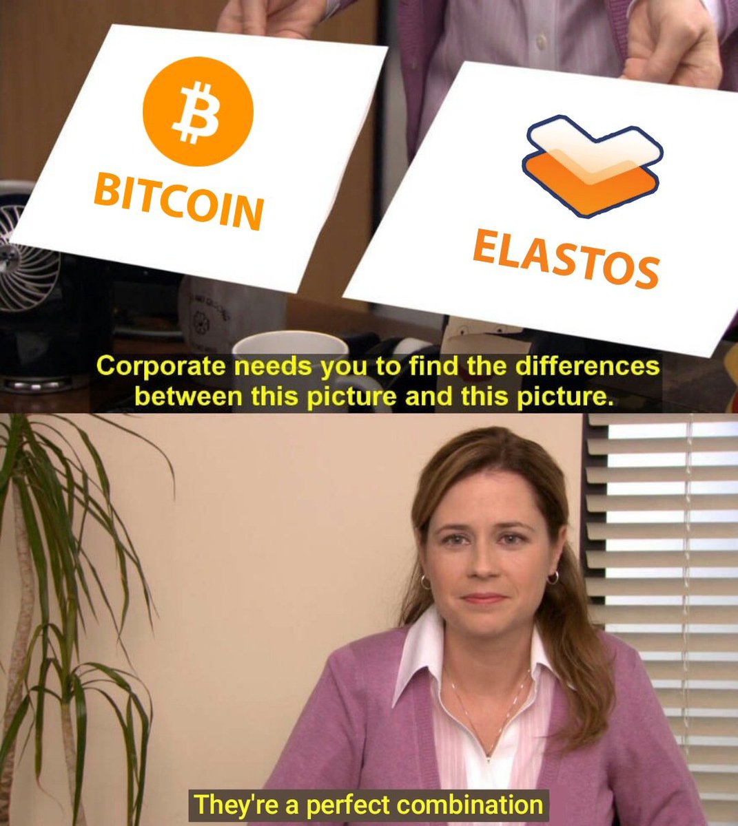 alhadisiroj's tweet photo. My meme entry @ElastosInfo
Such a perfect combination between $ELA & $BTC
#ElastosMemes #Elastos https://t.co/VoqYixN4Sx