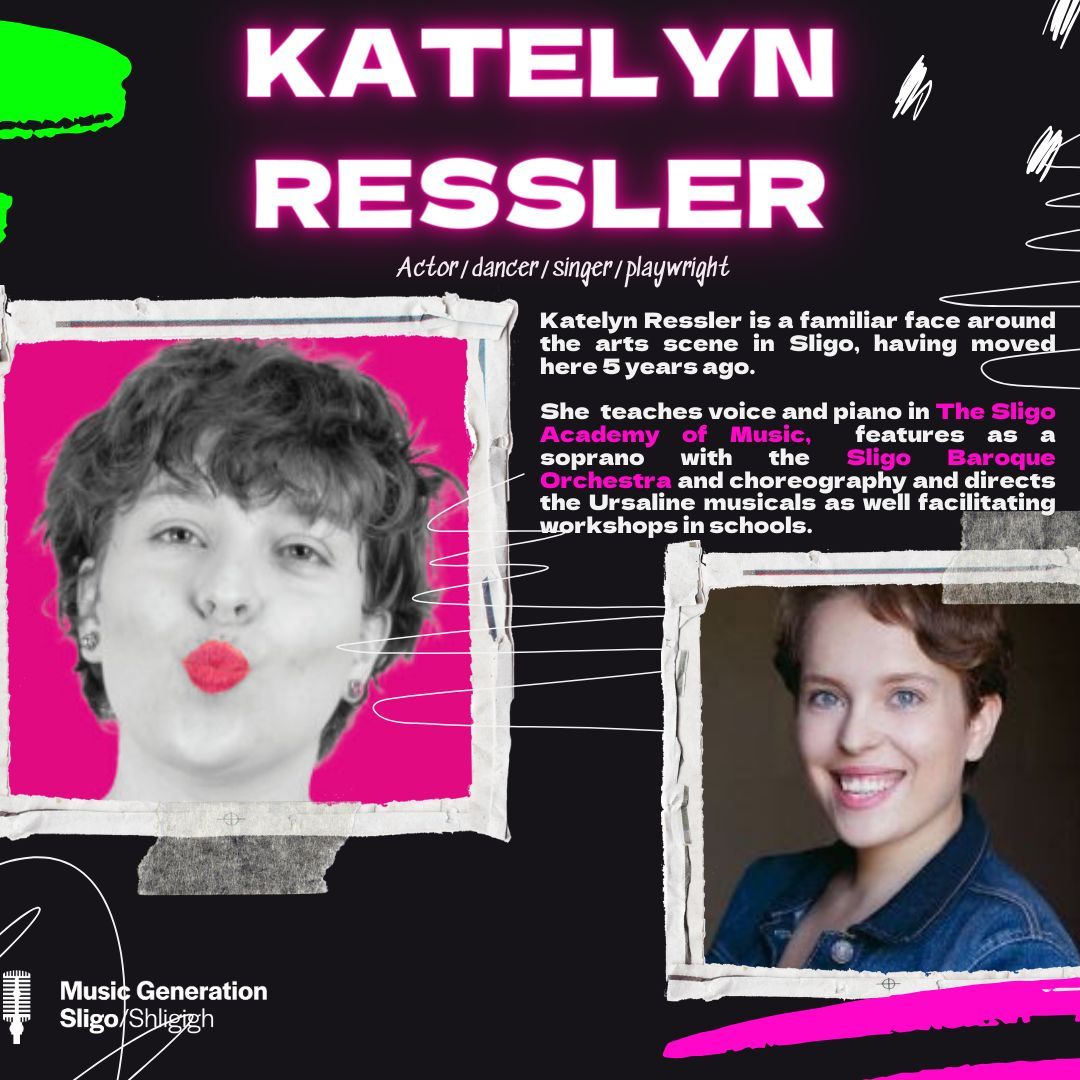 ⌛ FOUR days left to enter! ⌛ 
Announcing adjudicator #3: 𝐊𝐚𝐭𝐞𝐥𝐲𝐧 𝐑𝐞𝐬𝐬𝐥𝐞𝐫 
Katelyn is a familiar face around the theatre/music scene. She is an actor/dancer/singer/director/choreographer/playwright (phew!) or a multidisciplinary theatre practitioner