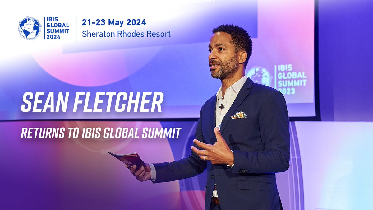 📢 🎙️ We're overjoyed to announce that BBC/ITV presenter Sean Fletcher will be returning as our host for #IBISGlobalSummit2024 at the stunning Sheraton Rhodes Resort in Rhodes, Greece! Delegate places are running out. Register NOW to secure yours! 🔗 loom.ly/sZASFHQ