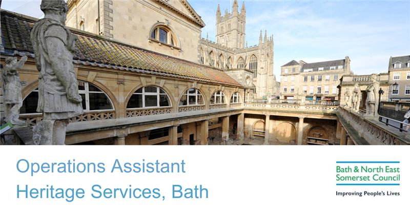 We are looking for a Operations Assistant. Heritage Services manage some of the UK’s most impressive buildings in Bath including the Victoria Art Gallery and the Pump Room & Roman Baths. Apply here:- ow.ly/9O0k50R7ybW #bathjobs #bathnesjobs