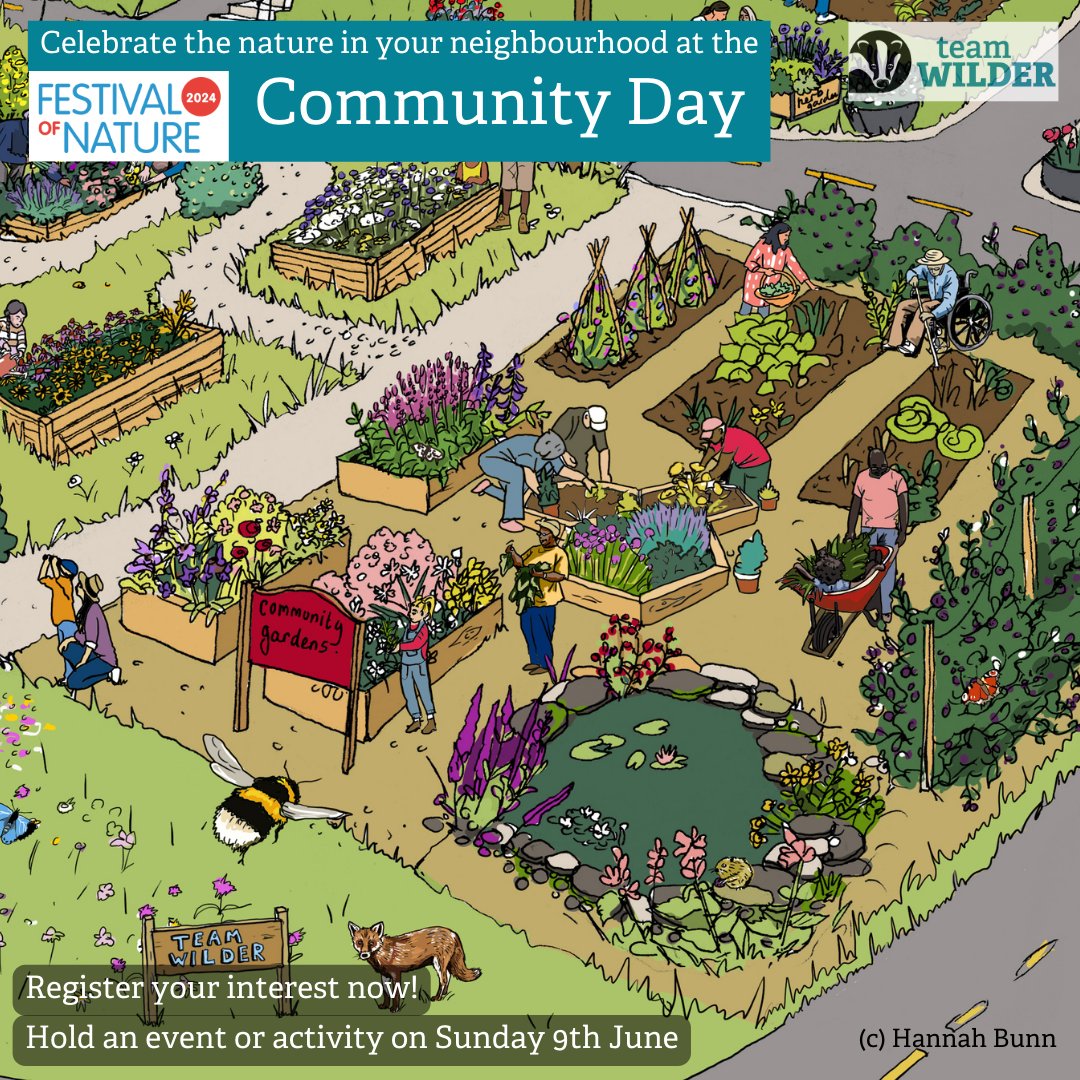There's still time for community groups in Avon to register their interest to be part of the Festival of Nature 🎆🐞🌻 No obligation - just an opportunity to discuss how to be involved & get your group on the map! More information & register interest ➡️ ow.ly/RnJZ50Rf7uV