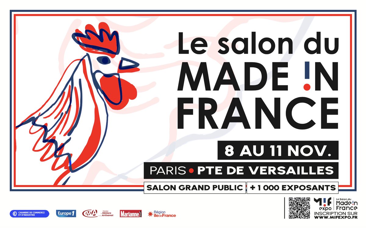 🔵 Le réseau #CCI est partenaire du prochain @MIF_Expo 🇫🇷 . En savoir + très vite 👉 cci.fr #France #madeinFrance #proximité #local