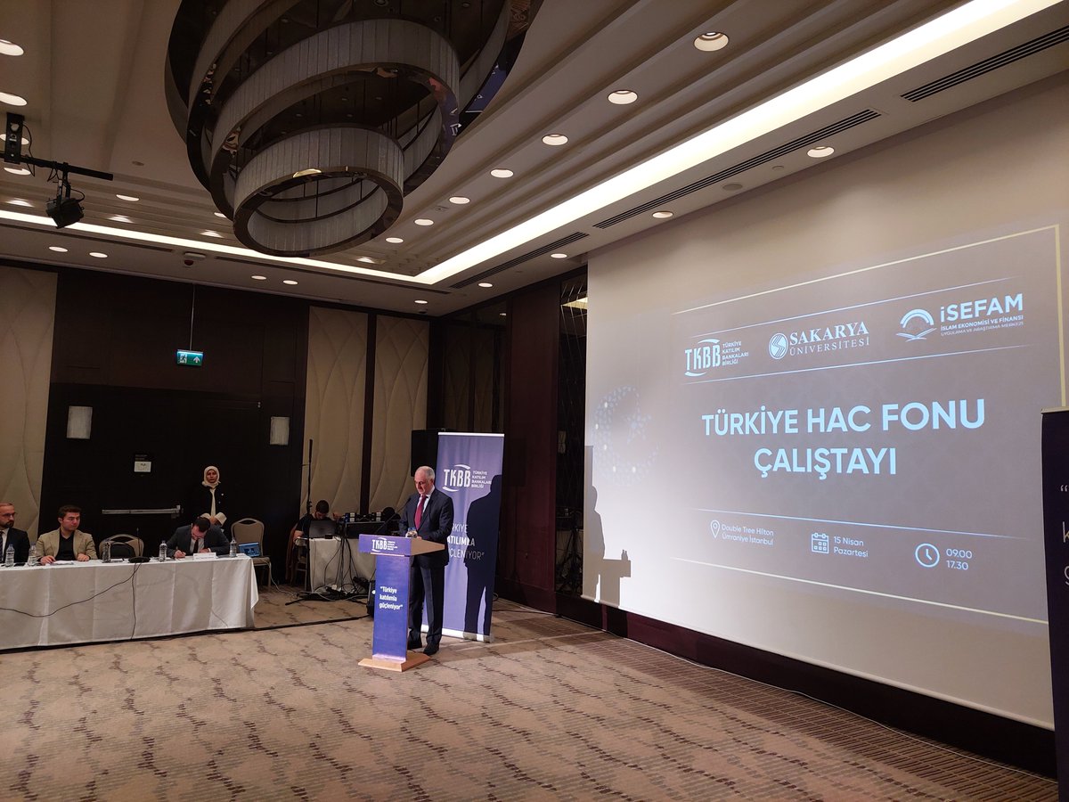 isefam_sau's tweet photo. 🧷İSEFAM çalıştaylarının https://t.co/tjdWLOVFLD, TKBB (@TkbbOrgTr) ortaklığıyla gerçekleştirilen "Türkiye Hac Fonu" Hazine ve Maliye Bakan Yardımcısı Sn. Osman Çelik Beyefendi'nin konuşmalarıyla başlamıştır. https://t.co/QqcJZVwwAU