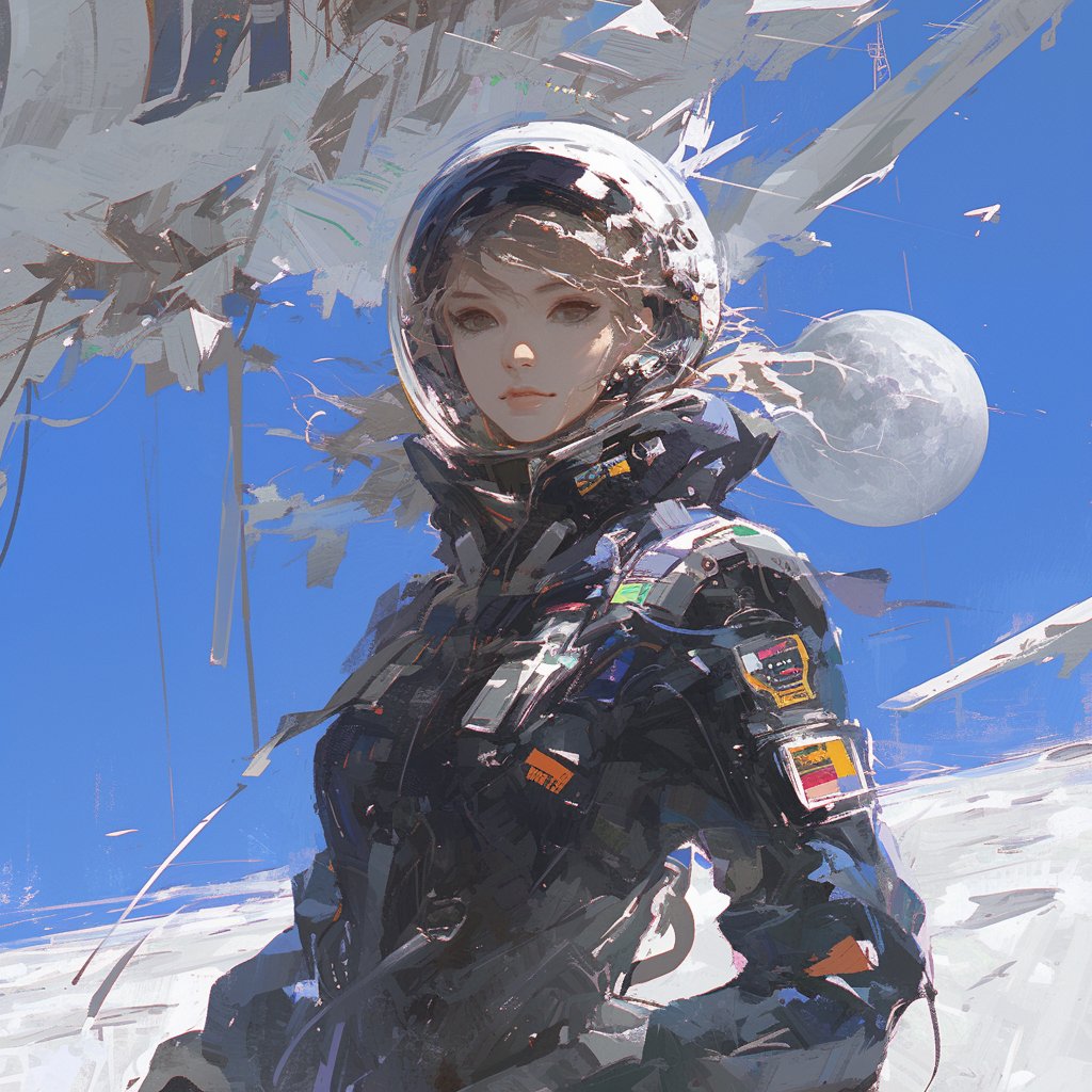 happy_twins0218's tweet photo. #AIアート #月 #Moonlady #宇宙 #未来 https://t.co/3qGHuxqVj0