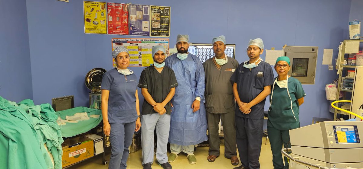 SIBSHInE's tweet photo. Dr Pooja Ramakant, leading endocrinologist at @kgmu_medical , guiding fellows through surgical procedures in the operating theater, fostering deeper understanding and innovative solutions in endocrine surgery. 🌟 #MedicalInnovation #SurgicalExcellence 
@IITKanpur  @drrishisethi1 https://t.co/FFQ7EXACN8