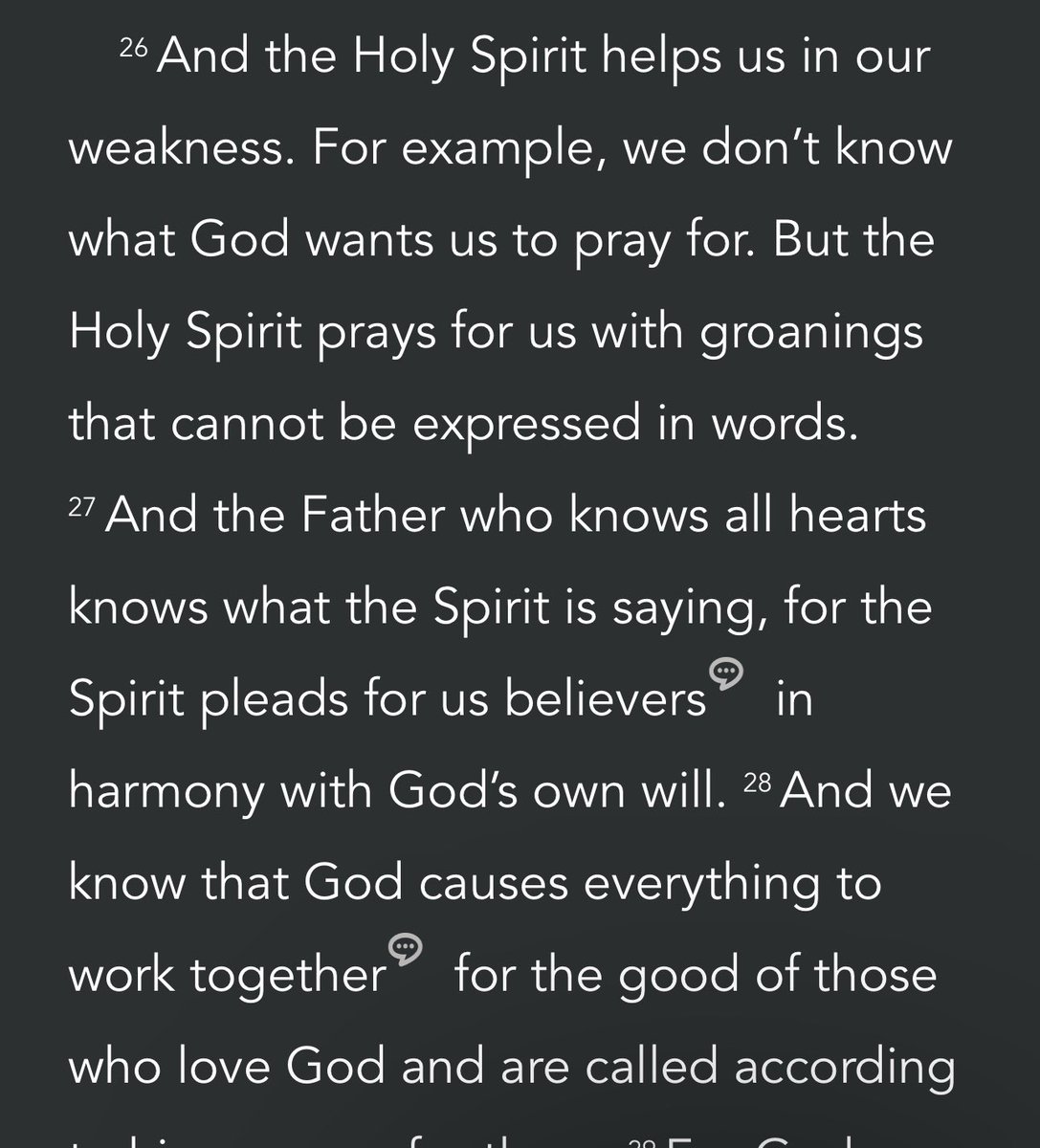 Romans 8:26-27 ♥️
