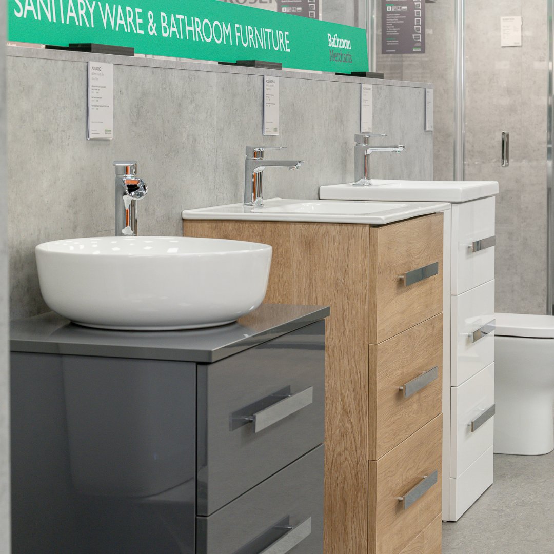 Our Bathroom Merchants displays showcase the many different shapes, styles and colour variations in our bathroom vanity collection.

Visit your local Heat Merchants branch to see the range first-hand or browse online - heatmerchants.ie/bathroom-merch…

 #vanityunit #bathroomfurniture