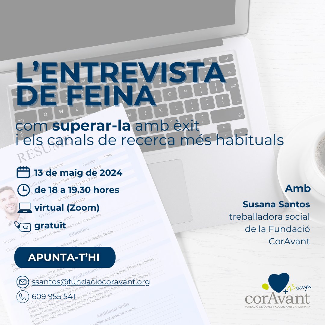 ❓Vols saber com fer un #currículum funcional i destacar les teves habilitats❓⁣T'agradaria conèixer 10 claus per millorar el teu CV❓⁣Sabries com respondre la pregunta: Descriu la situació laboral més tensa que hagis hagut de resoldre❓⁣ ⁣⁣ ⁣☑️Tenim una proposta per a tu