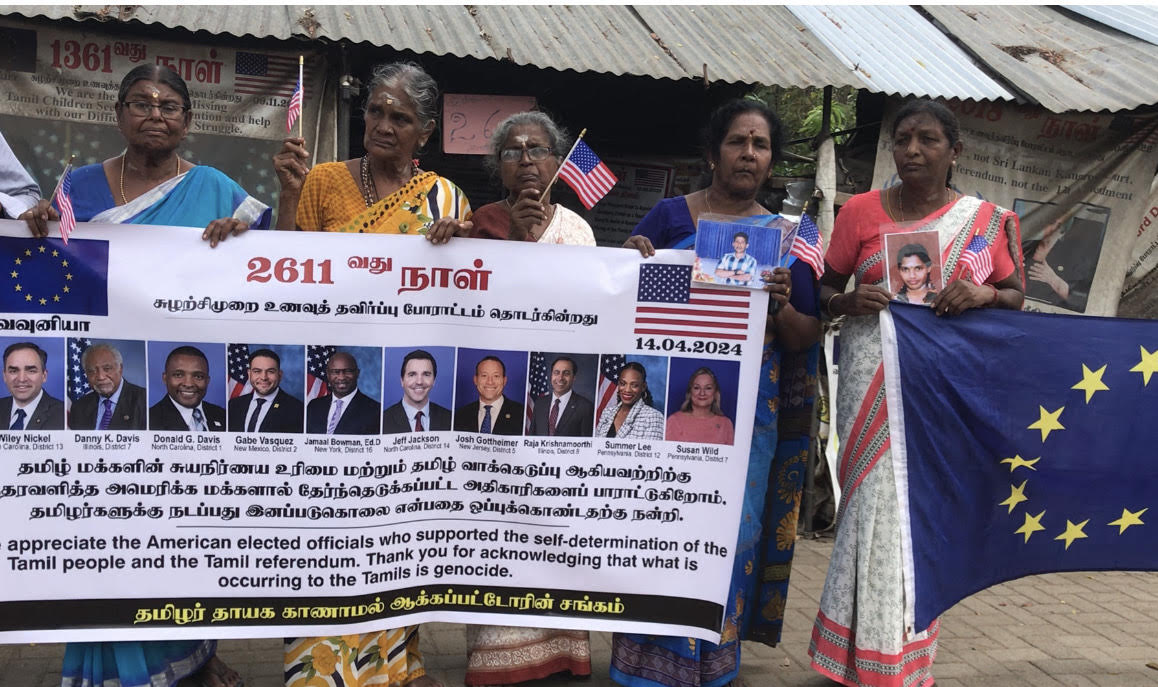 Vavuniya families of the disappeared mark 2611 days of protest on Tamil New Year tamilguardian.com/content/vavuni…