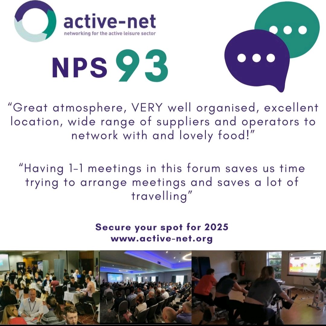 Join us in Scotland on 25.09.24 to see why our guest value #activenet24 so much Register and bok active-net.co