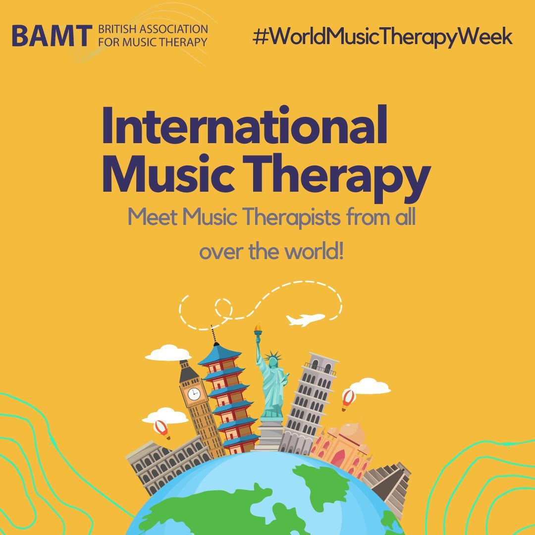 For the final day of #WorldMusicTherapyWeek, we wanted to introduce you to Music Therapists from all over the world who have been working in a broad range of settings, cultures and communities. To read their stories from India, Singapore, Borneo and more, check out our thread. 👇