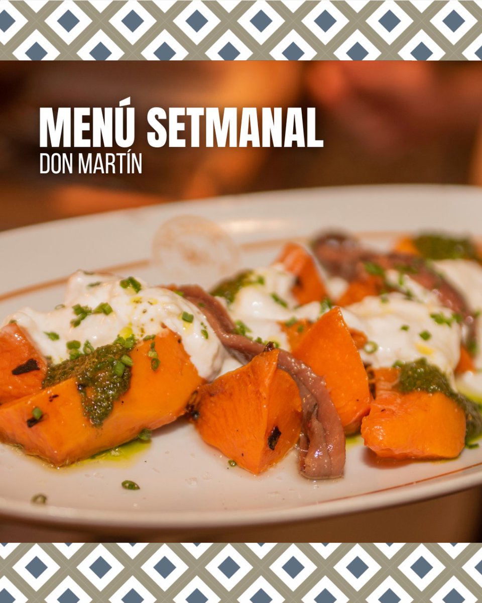 rtedonmartin's tweet photo. 😋DILLUNS DON MARTÍN😎

Per només 19€, a #RestauranteDonMartin us oferim un #menúsetmanal ple de plats per a tots els gustos. 

📍 Plaça de la Vila, #SantaColomadeGramenet
☎️ Reserves: 933 855 561

#Barcelona #restaurante #paellas #menú #menudiario #foodiesbcn #bcnfood https://t.co/hsi7LbzCIe