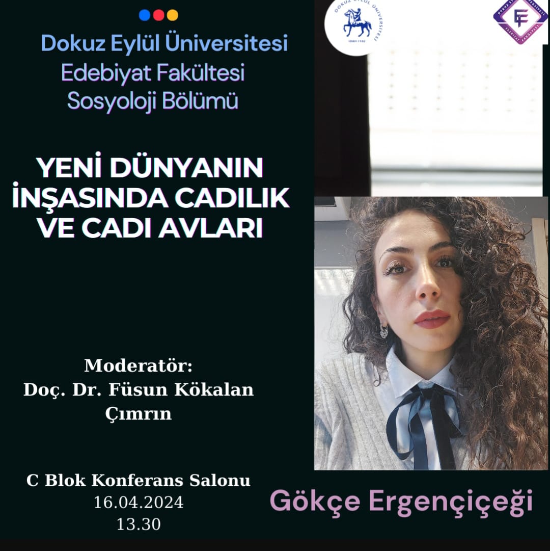 Dokuz Eylül Üniversitesi Sosyoloji Bölümü (@deu_sosyoloji) on Twitter photo 