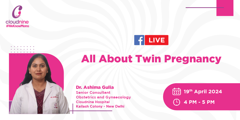 Uncover the fascinating world of multiples, from different types to everyday experiences moms-to-be face. Plus, get expert tips for a healthy twin pregnancy journey. Join our 'All About Twin Pregnancy' session with Dr. Ashima Gulia, OBGYN, on 19th April.