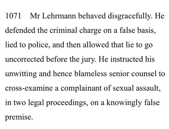 Bruce Lehrmann is a rapist