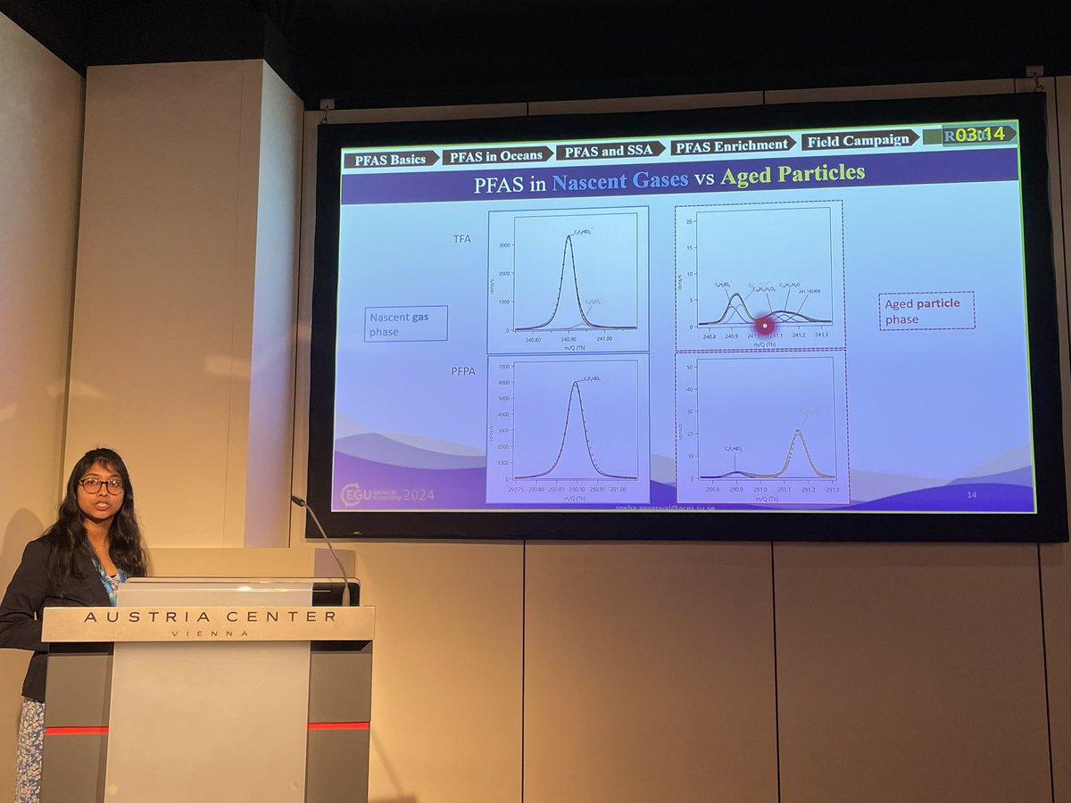 Very interesting talk about the Sea spray aerosol from our third speaker @SnehaAggarwal #egu2024 #SOLAS