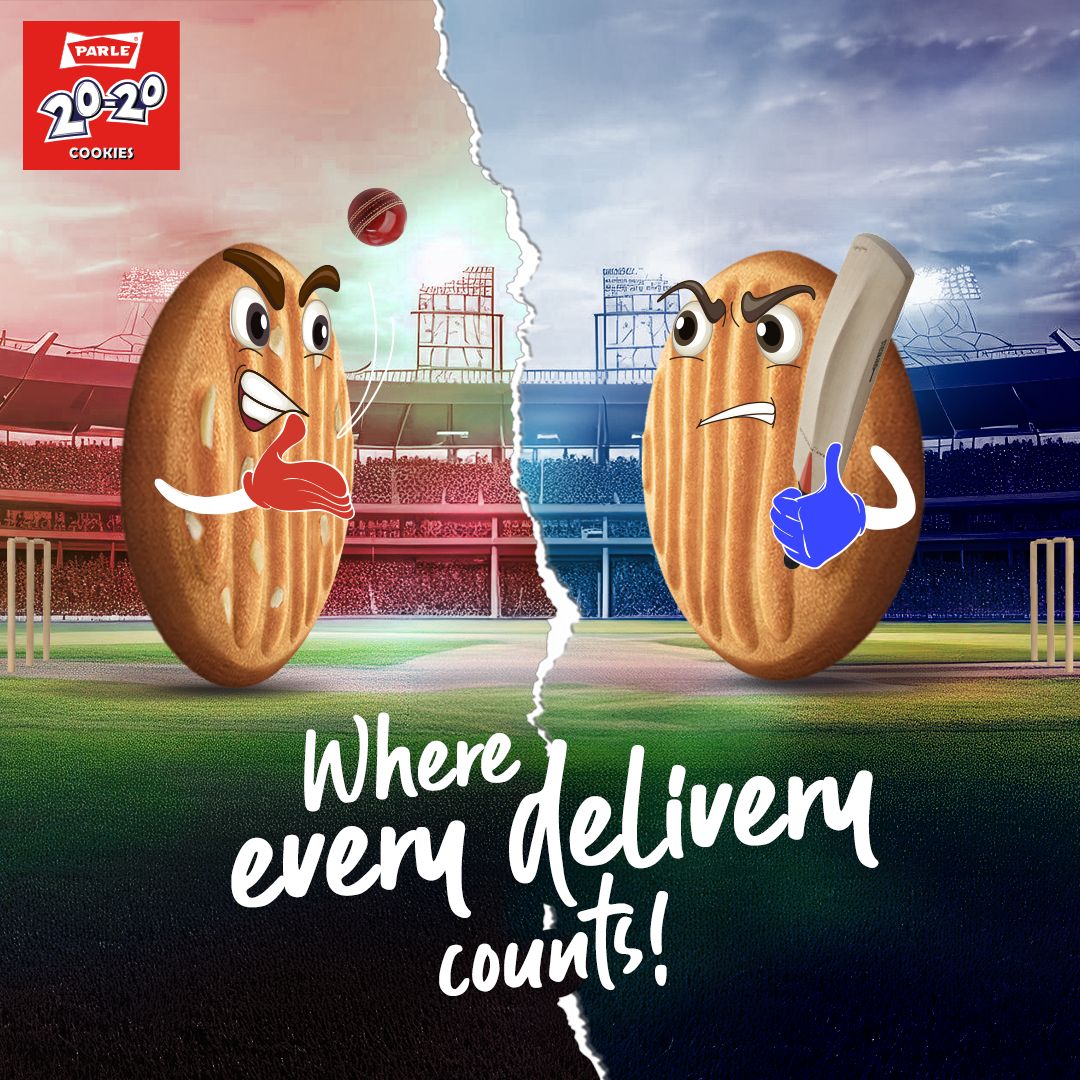 Facing off with every crumb at stake! #Parle2020Cookies #parlefamily #parleproducts #2020cookies #cashewcookies #buttercookies #Parle2020 #viral #trends #topicalspot #momentmarketing #ipl #ipl2024