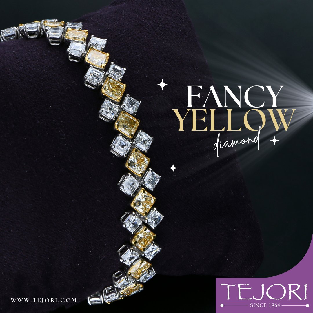 Gleaming with opulence, our Fancy Yellow Diamond Bracelet is a testament to sophistication.

WhatsApp: +971508509747
tejori.com

#RoyalAffair #DiamondTreasure #diamond #diamondbracelet #bracelets #jewelry #dubai #wedding #engagement #finejewelry #uk #london #uae